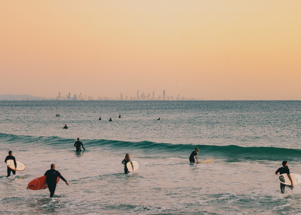 Surfing in Australia