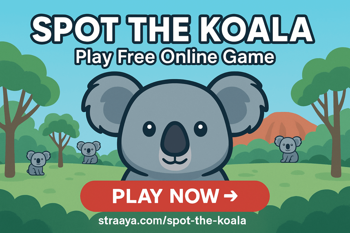 Spot the Koala game – free online Aussie clicker game to play in browser